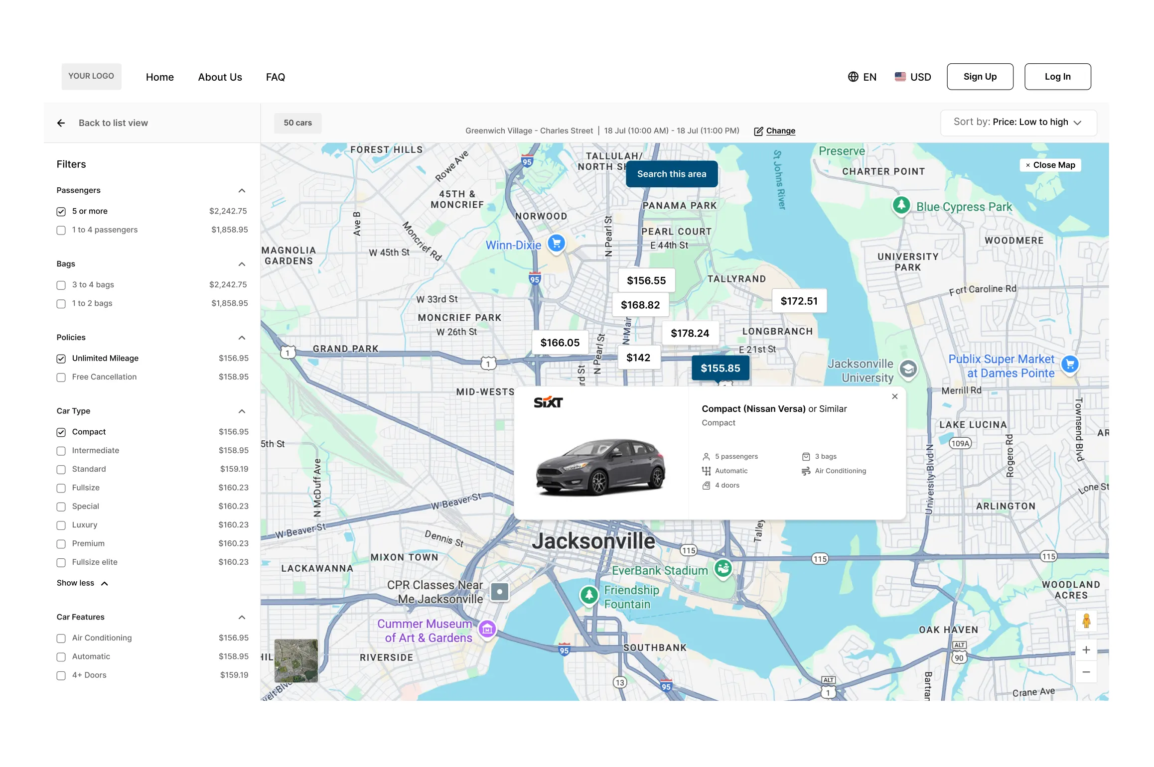 Car Rentals